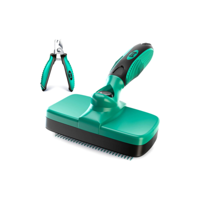 Self-Cleaning Slicker Brush